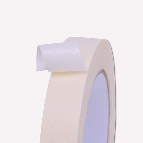 Lichamp Masking Tape 1 inch, 2 Pack General Purpose Beige Masking Tape White Masking Paper, 1 inch x 55 Yards x 2 Rolls (110 Total Yards)...