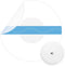 55Pack Freestyle Libre Adhesive Patches Breatheable Waterproof Libre Sensor Patches-Clear CGM Patches with No Glue in The Center-Enlite-Guardian-F...