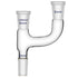 Borosilicate Glass Distillation Adapter, 3 Way Claisen Distilling Adapter with 24/40 Joints Chemistry Apparatus Lab Glassware...