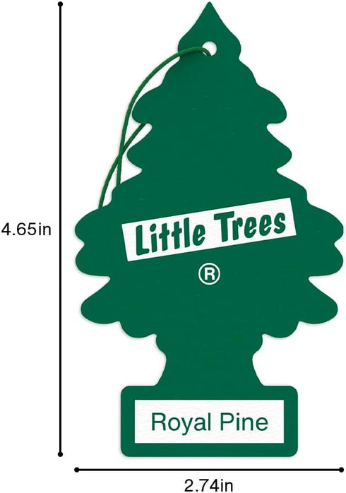 LITTLE TREES Air Fresheners Car Air Freshener. Hanging Tree Provides Long Lasting Scent for Auto or Home. Royal Pine, 24 Air Fresheners...