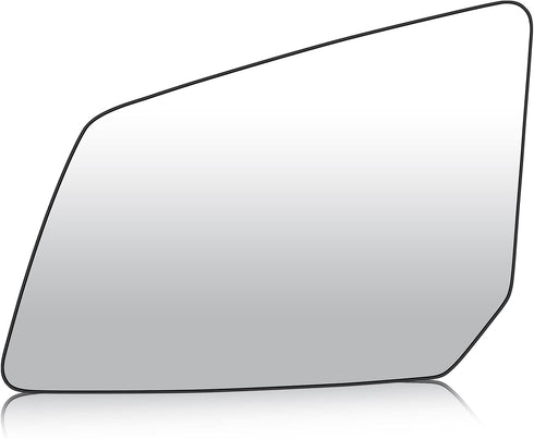 Left Driver Side View Heated Mirror Glass for GMC Acadia 2007-2016, Saturn Outlook 2007-2010, Chevrolet Traverse 2009-2016, Replace 15951926 33223...