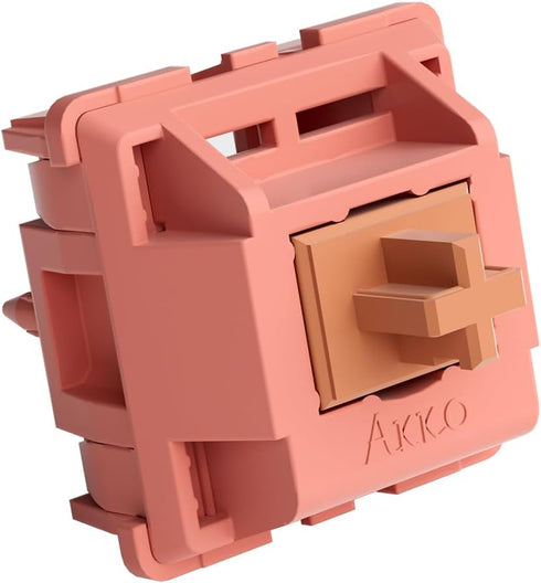 Akko Rosewood Keyboard Switch for Mechanical Gaming Keyboard, 5-Pin 40gf Linear Switches (45pcs)...