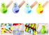 Kisangel 4pcs Bird Whistle Noisemaker Toy Baby Educational Toys Animal Wooden Whistle Children Toy Whistle Toy for Kids Whistle Plaything Animal W...