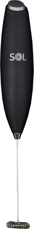SOL - Coffee Set Battery Operated Milk Frother Handheld with Stainless Steel Whisk, Milk Frother Mixer for coffee Blending, Electric Milk Frother,...