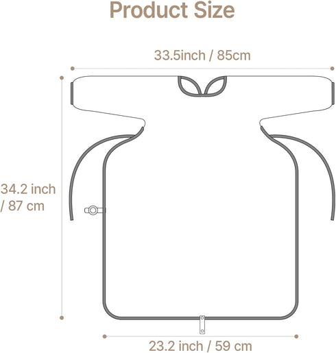 All-in-one Coverall Bib, Baby Feeding Bibs, Long Sleeve, BLW Bibs Covers baby and high chair...