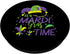It's Mardi Gras Time Souvenir PopSockets PopGrip: Swappable Grip for Phones & Tablets...