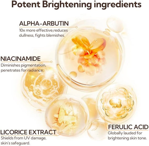 LANBENA Brightening Toner, Facial Toner with Vitamin C for Even Tone, Hydrating Toner for face, Alcohol Free, Boost Radiance, Calming Skin, Refres...