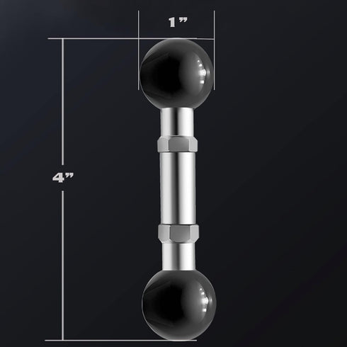 1" Double Ball Adapter Extension Bar Compatible with RAM B Size Components...