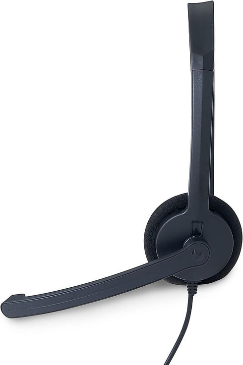 Verbatim Mono 3.5mm Headset with Microphone and in-Line Remote,Black...