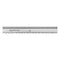 Alumicolor AlumiCrafter Straight Edge Metal Ruler with Unique Deckle Edge, Silver, 12 Inch...
