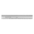 Alumicolor AlumiCrafter Straight Edge Metal Ruler with Unique Deckle Edge, Silver, 12 Inch...