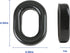 Gel Ear Seals Ear Pads Cushions for David Clark Replacement Gel Earpads Ear Cup for David Clark H10-60 H10-20 H10-76 H10-30 H10-13S Aviation Heads...