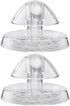 POPETPOP Transparent Snail Catcher Aquarium Snail Traps 2pcs Plastic Fish Tank Snail Catcher Box Transparent Snail Catching Device Leech Planarian...