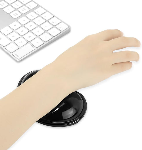 Soft Mouse Wrist Rest Pad Comfortable Cool Silicone Gel Ergonomic Cushion Small-Sized Hand Pain Relief Support Pad with Gel-Filled for Laptop Comp...