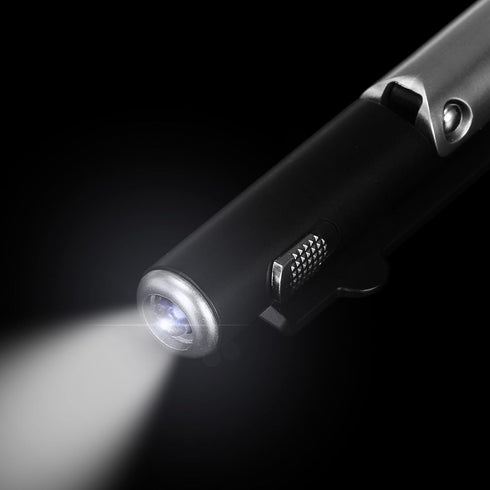 MECCANIXITY 5pcs Multifunction Stylus Pen Capacitive Touch Screen Ballpoint Pens with LED Light, Foldable Phone Holder Stand for Writing in The Da...