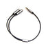 REXUS Grey 3.5mm Y Splitter Stereo Audio Cable 4-Pole Male to 2 Female for Headphone, Headset Splitter Adapter Extension Aux Cable, Compatible Mob...