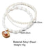 Bohemian Layered Pearl Anklet Gold Scallop Dangle Ankle Bracelet Oval Pearl Chain Anklet Adjustable Cowrie Anklets Summer Beach Foot Chain Jewelry...