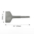 3" x 6.5" Concrete Tile Thinset Scaling Chisel SDS-Plus Shank Thinset Tile Scraper Flat Wide Chisel Bit Floor Scraper Works with SDS+ Rotary Hamme...