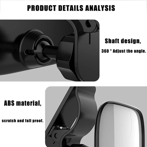 Automotive Interior Rearview Baby Mirror right Wide Angle Convex Mirror for Infant Toddler Child Children Backseat Adjustable Rearview...