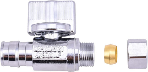 LD Valve-1/4 Turn Cold Expansion Pex A Ball Valve, 1/2-in Propex x 1/2-in Propex Brass Pex Shut Off Valve F1960 PEX-A Pipe (2-Pack)...