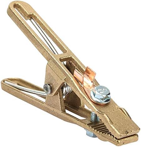 Welding Ground Clamp Brass Earth Clamp A-shape Welder Earth Ground Cable Copper Grip Clip Clamp for Welding Machine(260A)...