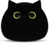 Black Cat Plush Toy-10'' Black Cat Stuffed Animal, Black Cat Anime Plush Cute Soft Plush Cat Plushie Stuffed Cat Toys, Cat Plush Pillows Toy Doll ...