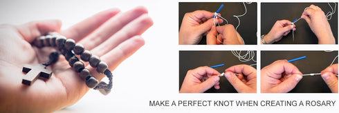 Rosary Cord Knotting Tool #7 and #9 Twine Knotting Tool (2)...