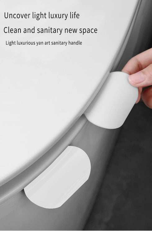 2 PCS Toilet Lid Lifter, Toilet Seat Lifter Toilet Seat Handle Lifter Toilet Cover Lifter,Avoid Touching Toilet Cover Handle Bathroom Accessories ...
