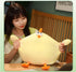 Funny Fat Chicken Plush Pillow 17.7", Super Soft Simulation Mother Hen Doll, Cute Plush Chicken Pillow, Chicken Plush Neck Pillow,Yellow Chicken S...