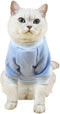 Cat sweaters Shirts for Cats - Hairless Cat Cotton Tshirts Pet Clothes - Pullover Kitten T-Shirts with Sleeves - Cats & Small Dogs Apparel (Blue, ...