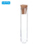 PATIKIL 3ml Plastic Test Tubes with Cork Stoppers, 20Pcs 60x12mm Tubes for Scientific Party Decoration Candy Bead Storage Bath Salt Lab Use, Clear...