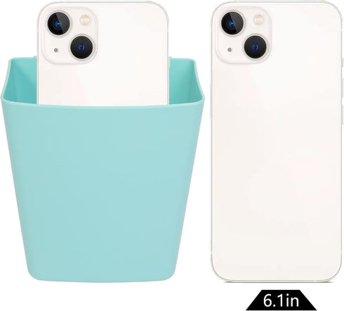 6 Pack Hanging Cup Holders for Rolling Carts, Teal, 2.4in x 3.5in x 4.5in...