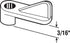 Prime-Line L 5720 Plastic Screen Clips, 3/16 In. Offset, Plastic, Black, With Fasteners 12 Pcs (1 Pack)...