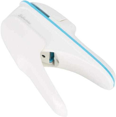 Stapleless Stapler, Staple-Free Stapler Paper Clinch Desktop No Staples Stapler for Office School, up to 9 Sheets Binding (White)...