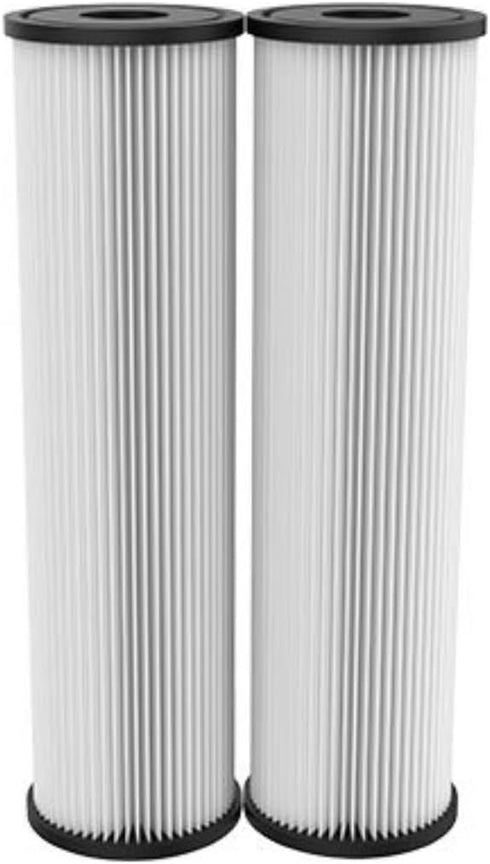 Pentair OMNIFilter RS1 Sediment Water Filter, 10-Inch, Standard Whole House Pleated Cellulose Sediment Replacement Filter Cartridge, 10" x 2.5", 2...