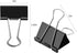 Binder Clips Paper Clamps 1 Inch (48 Pack), Black Office Clips with Clear Storage Container, Bulldog Clips, Paper Clips, Office Supplies...