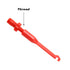 Wire Piercing Probe Clip, Automotive Diagnostic Test Lead Accessories Repair Tools Puncture Wire Back Probe Pins Testing Kit, Black and Red, 2 Pac...