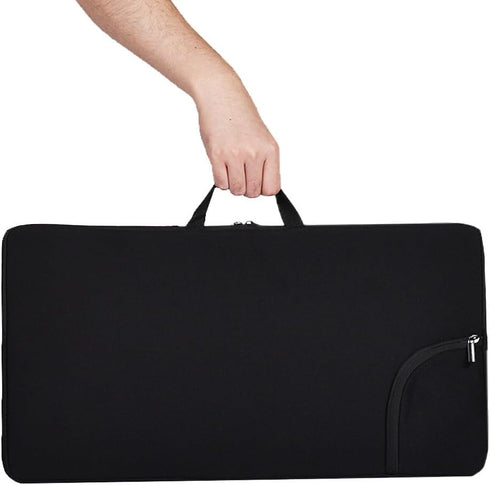 Wireless Keyboard Mouse Travel Case for Logitech Wave Keys Wireless Ergonomic Keyboard,Mouse Storage and Cable Storage Pouch,Neoprene dustproof an...