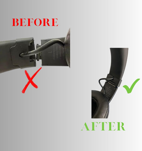 Replacement Hinges for Skullcandy Crusher Wireless Over-Ear Headphones (Black) (1)...