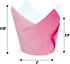 qiqee Tulip Cupcake Liners 180 Pcs Muffins Parchment Paper Tulip Muffin Liners for baking 6 Different Gradient Color Cupcake Wrapper (Purple Cupca...