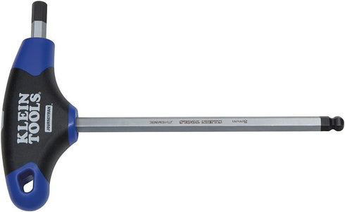Klein Tools JTH6M4BE 4 mm Ball End Hex Key with Journeyman T-Handle, 6-Inch...