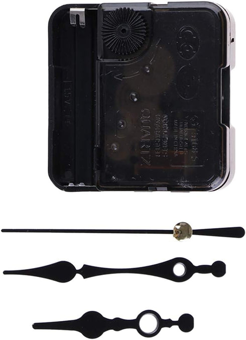 20Sets Black Quartz Clock Movements Mechanism Quartz Clock Motor with Hands Silent Sweep Wall Clock Cross Stitch Battery Operated Wall Clock Movem...