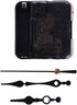 20Sets Black Quartz Clock Movements Mechanism Quartz Clock Motor with Hands Silent Sweep Wall Clock Cross Stitch Battery Operated Wall Clock Movem...
