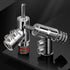 HiFi Banana Plugs Speaker Connectors Screw Locking Banana Plugs Rhudium Plated Banana Connector Jack for Speaker Cable-2Pairs / 4 pcs...