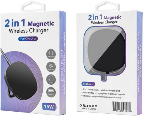 Magnetic Wireless Charging with QI 10W to 15W Smart Wireless Charger...