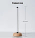 Modern Led Wood Table Lamp, 3-Color Temperature Bedside Lamp,Bedroom Bedside Night Light, Dimmable Led Lighting, Creative Home Decor, Unique House...