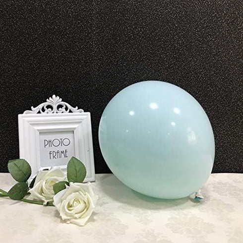 Pastel Mint Balloons 10 inch 100pcs Mint Green Latex Balloons for Party Birthday Wedding Anniversary or any Party Decorations-pastel Mint...