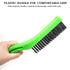Wire Brush, Heavy Duty Carbons and tainless Steel Wire 10 Inch with Plastic Handle Descaling Welding Dust Bending Hand Tool, Teel Brush Rust Remov...