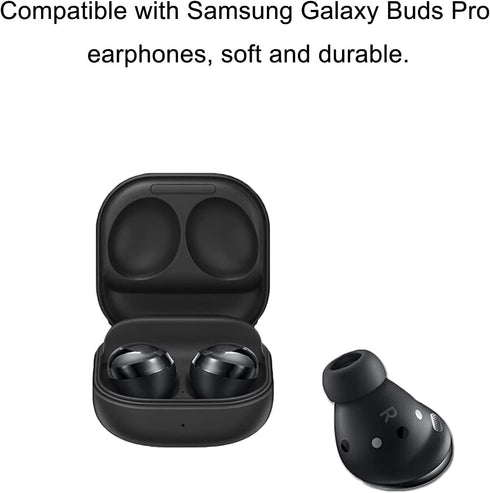 Adhiper Silicone Earbuds Replacement Buds Pro Earbuds Earmuffs Earbuds Compatible for Samsung Galaxy Buds Pro Earbuds/SML Silicone Earbuds 3 Sizes...