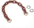 Xiazw Short Resin Bag Purse Handle Strap Replacement?Bag Decoration Chain?Bag Accessories Charms (Light Brown)...